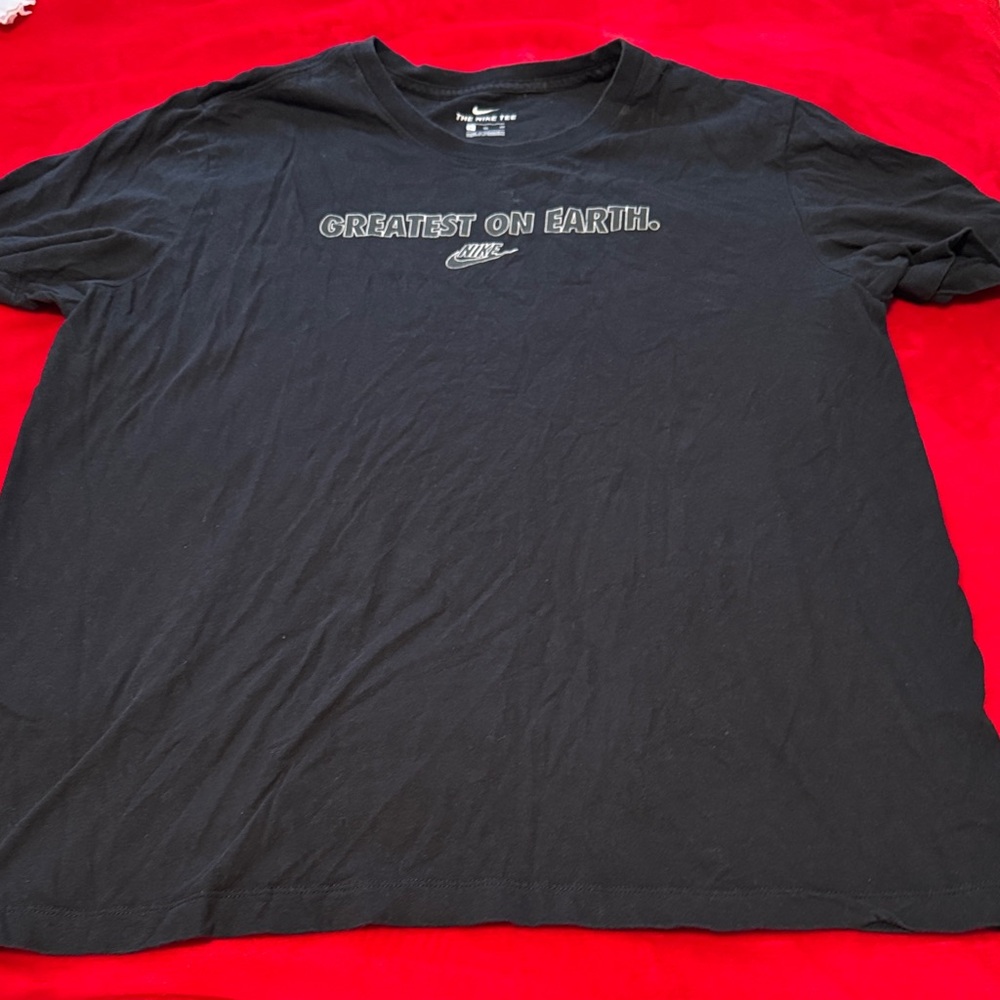 Nike Men's Black 'Greatest on Earth' Tee